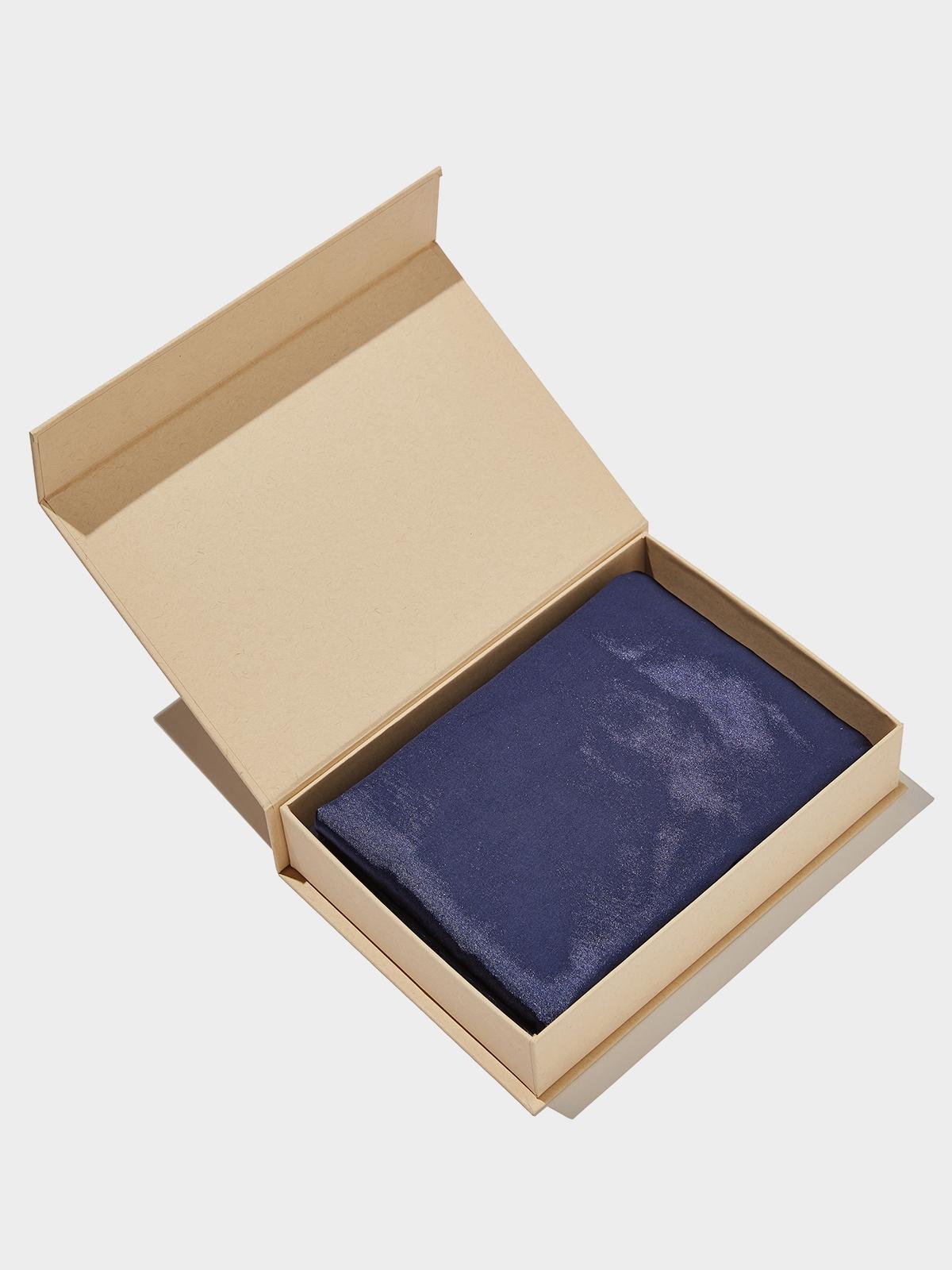 Satin Pillow Slip Duo - True Navy