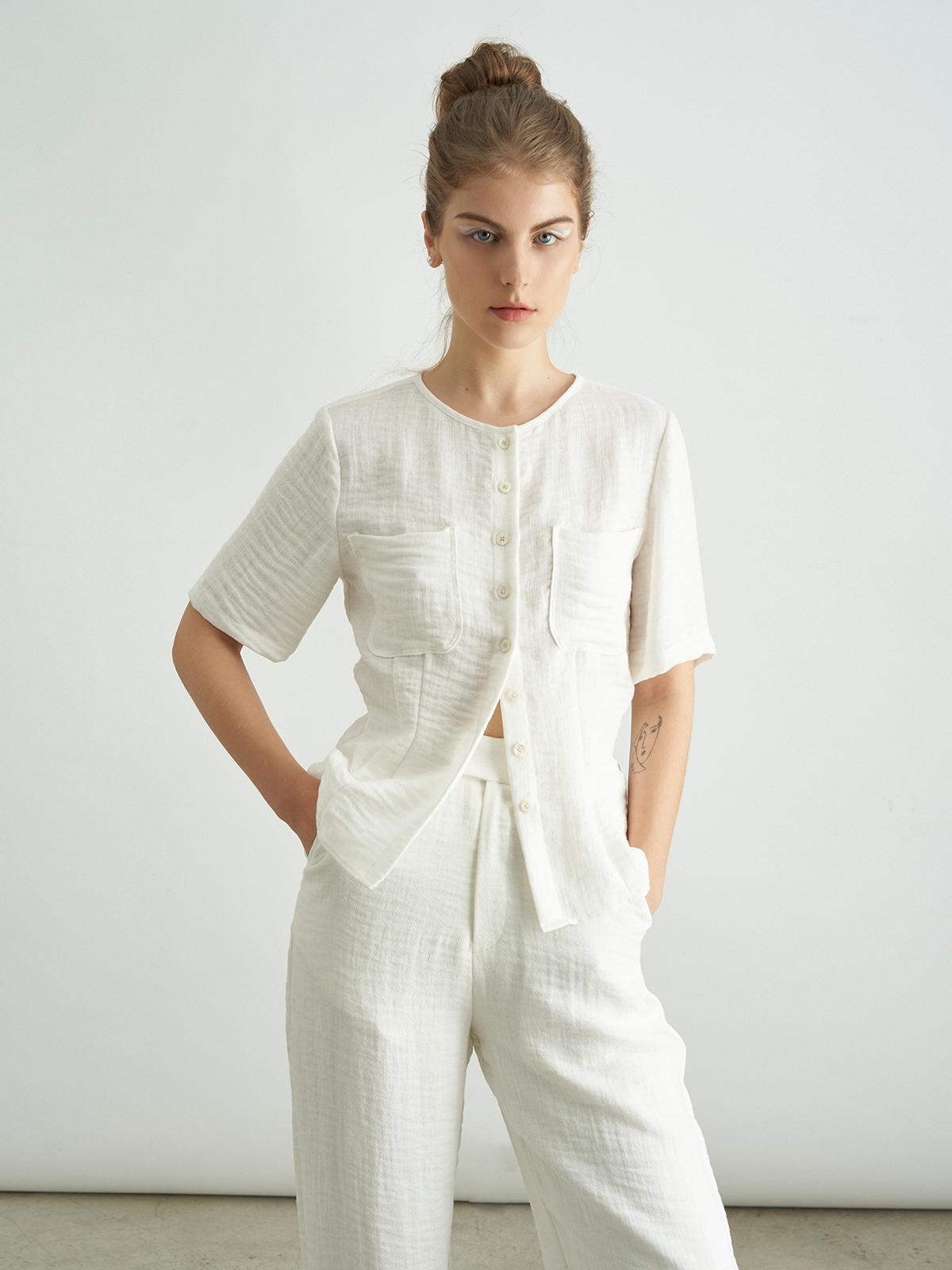 Burnice Shirt - White