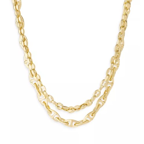 Ettika Golden Rays Linked Chain 18K Gold Plated Necklace Set