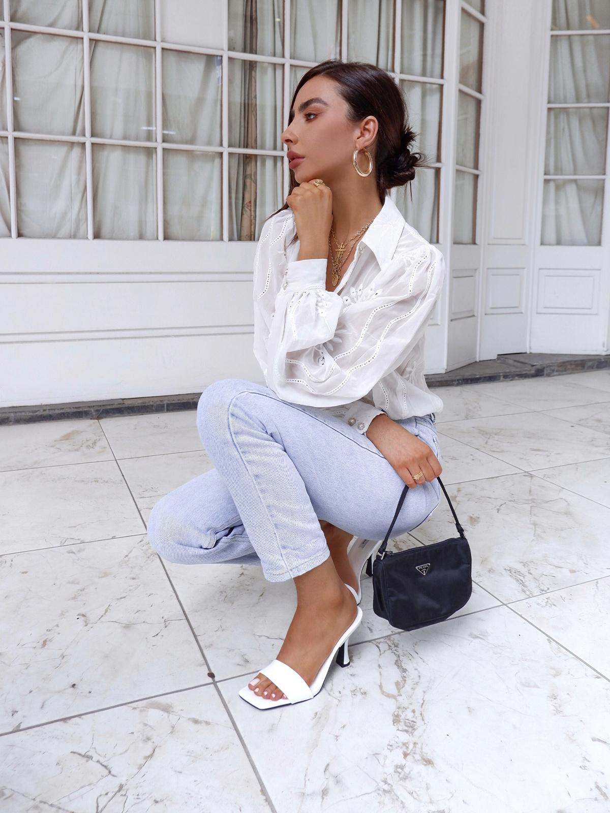 Elise Blouse - White