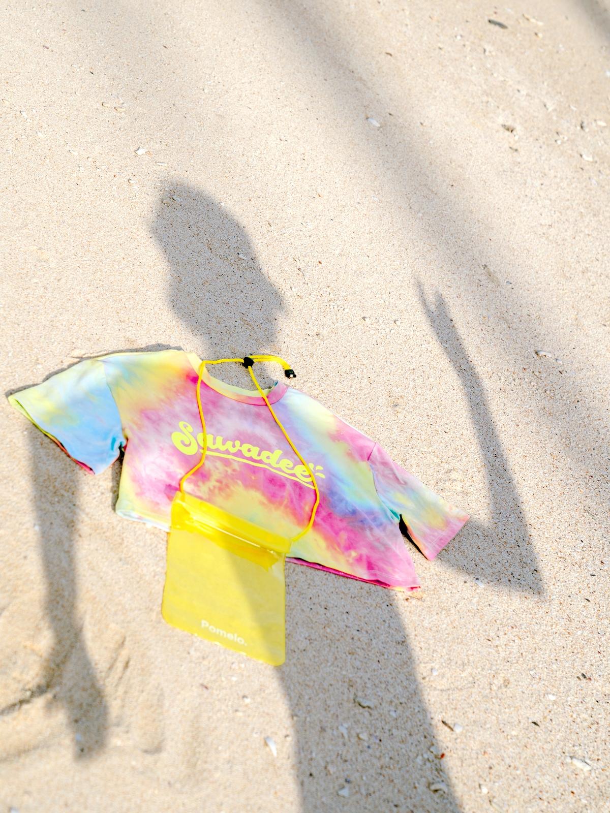 Sawadee Tie Dye Graphic Tee - Blue