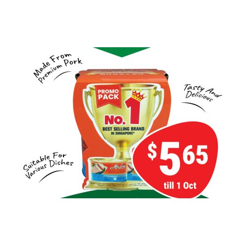 Maling Pork Luncheon Meat Promo Pack (2 x 397g)