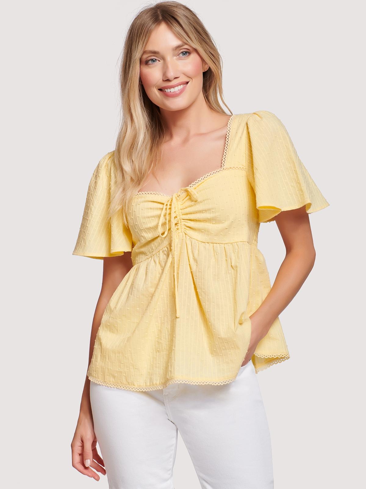 Picking Daisies Top - Butter