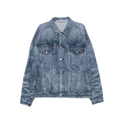 Alexander Wang Oversized Trucker With Graffiti