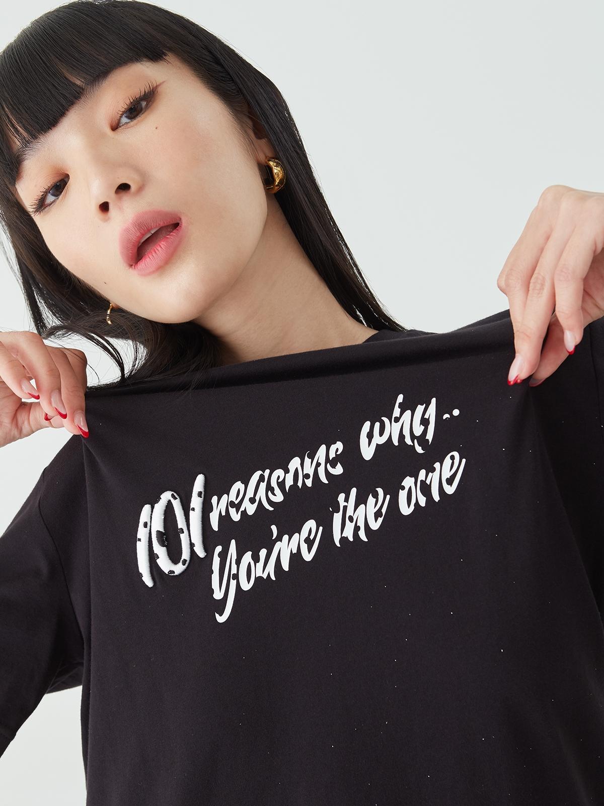 Sustainable Graphic Relaxed Fit Tee - Black Sustainable Graphic Relaxed Fit Tee - Black