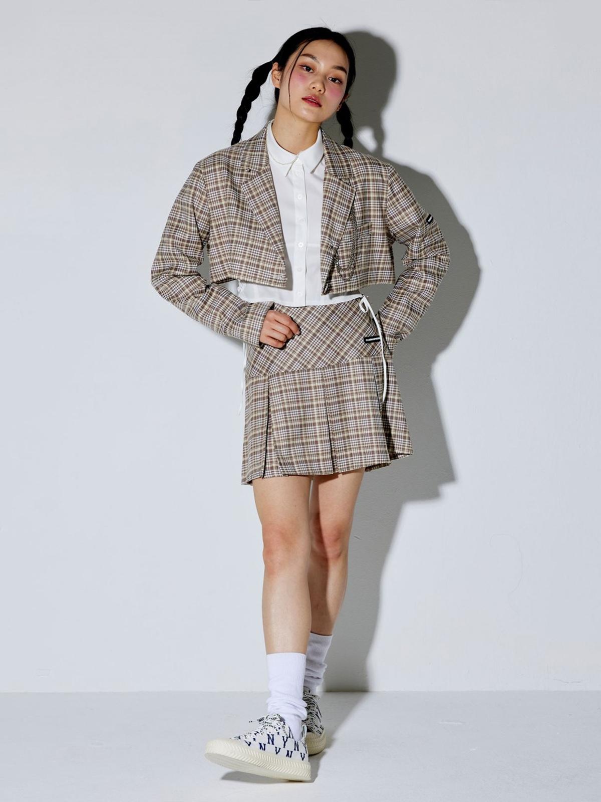 Plasma X Olive Skirt	- Beige