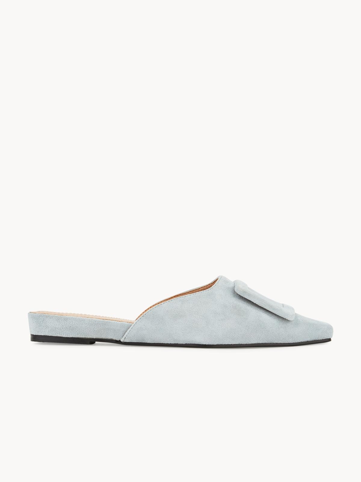 Starkela Mules Flats - Mid Grey