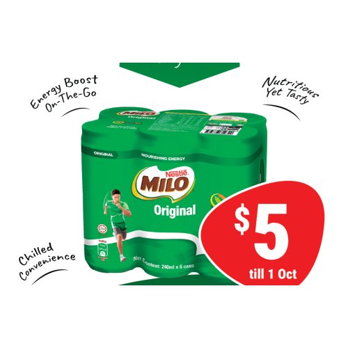 Milo/Nescafe Ready-to-Drink Can (6s x 240ml)