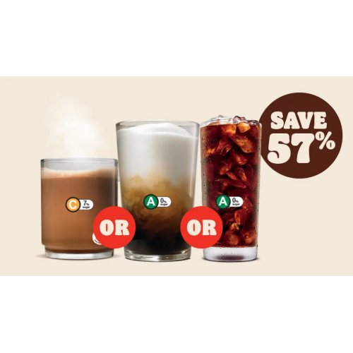 Call a buddy and enjoy a breakfast feast for two. Get 2 Croissan’wiches, Hashbrowns (S) and 2 Minute Maid Refresh (S) for $12.50. Save 42%!