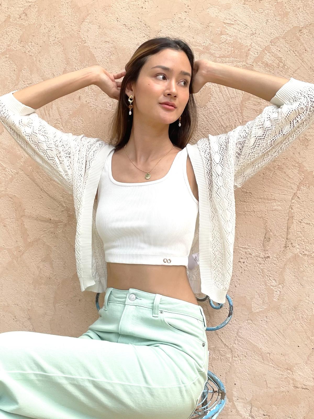 Twisted Back Kimono - Cream