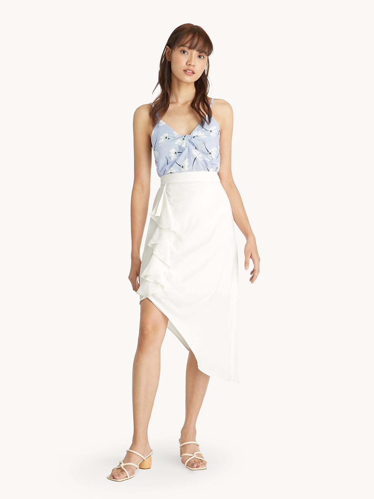 Floral Twist Cami Top - Blue