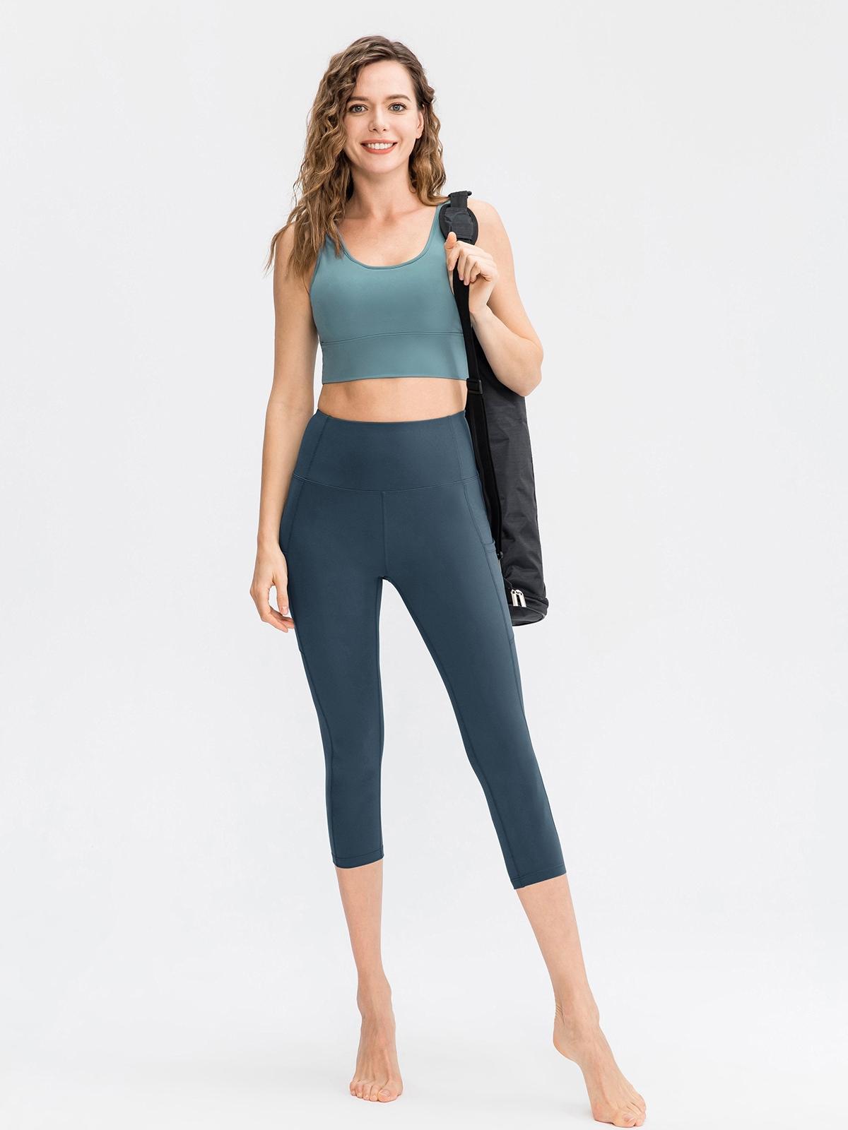 Courage Leggings With Pockets - Navy Blue