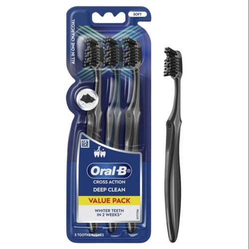 Oral-B 3D White Cross Action Toothbrush 3s