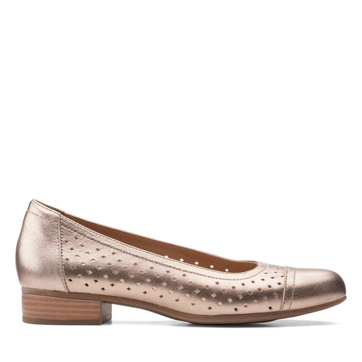 Juliet Cedar Metallic Leather
