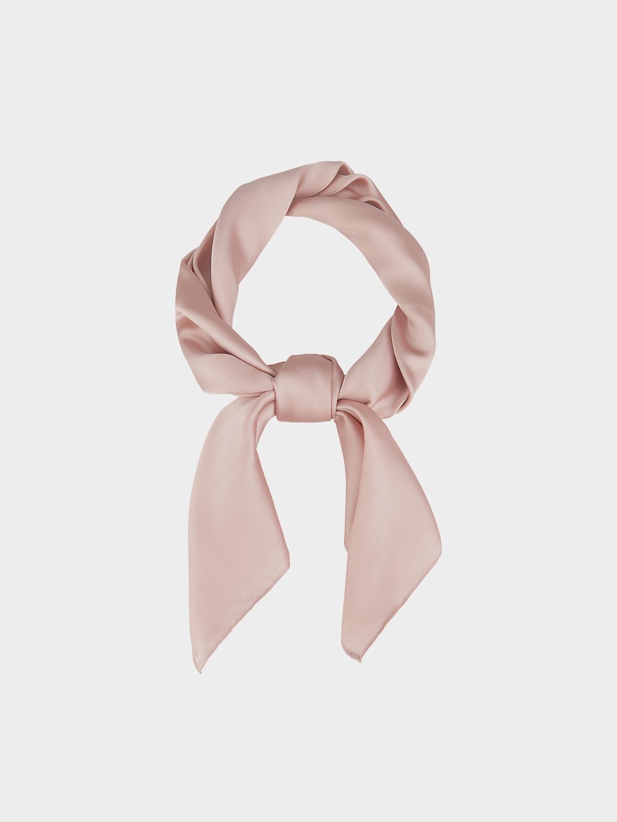 Plain Color Hair Scarf - Pink