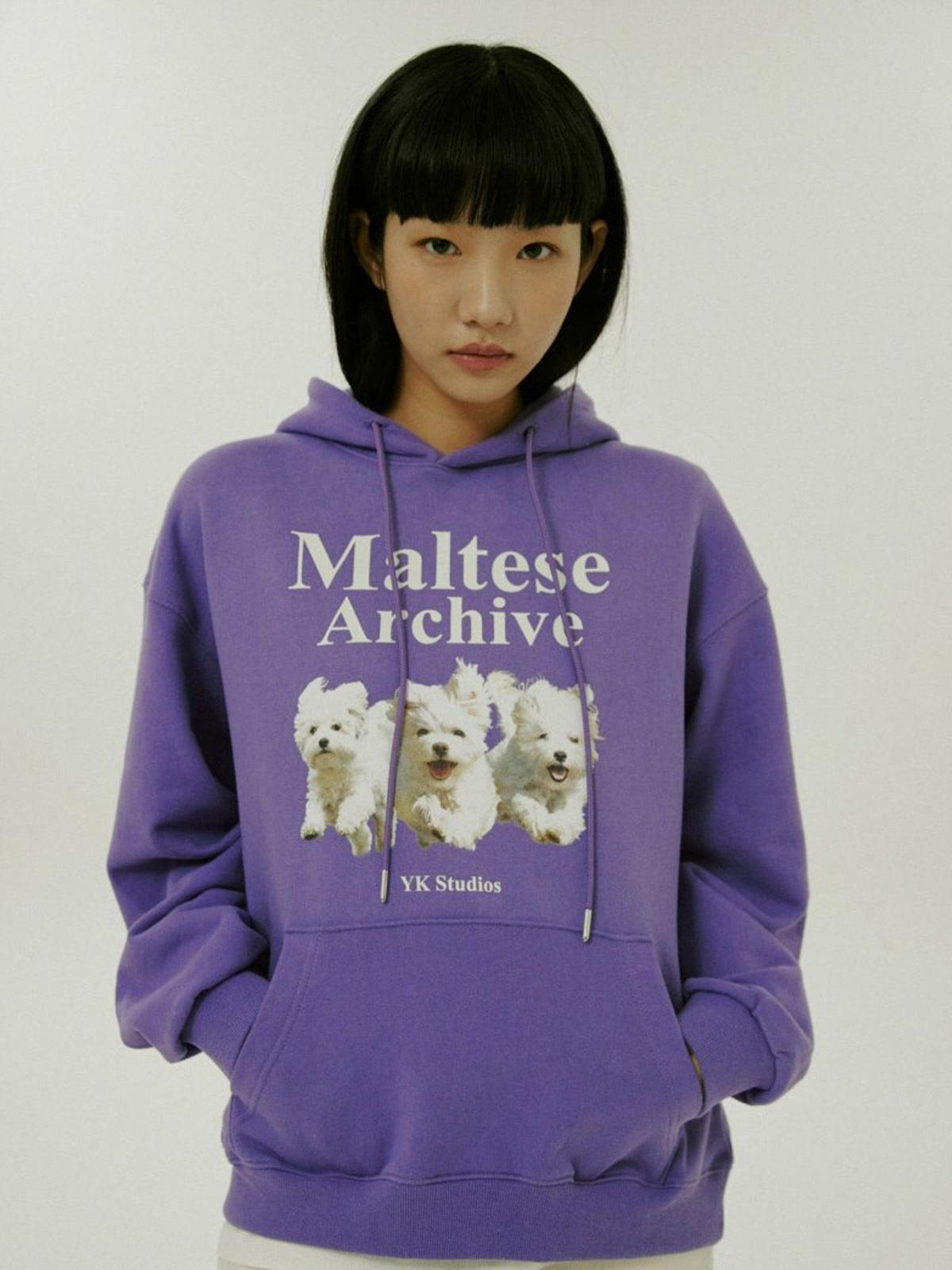 Waikei X Maltese Archive Hood - Purple
