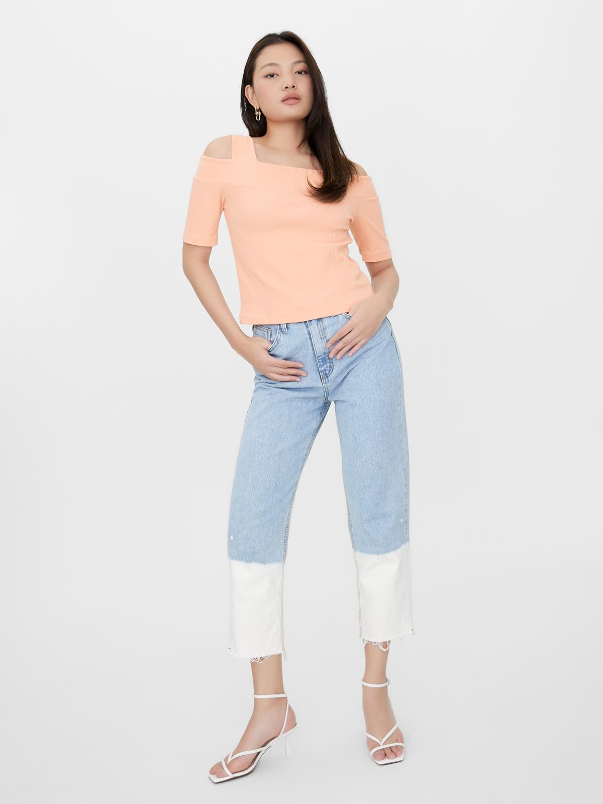 Filagen Cold Shoulder Top - Blush