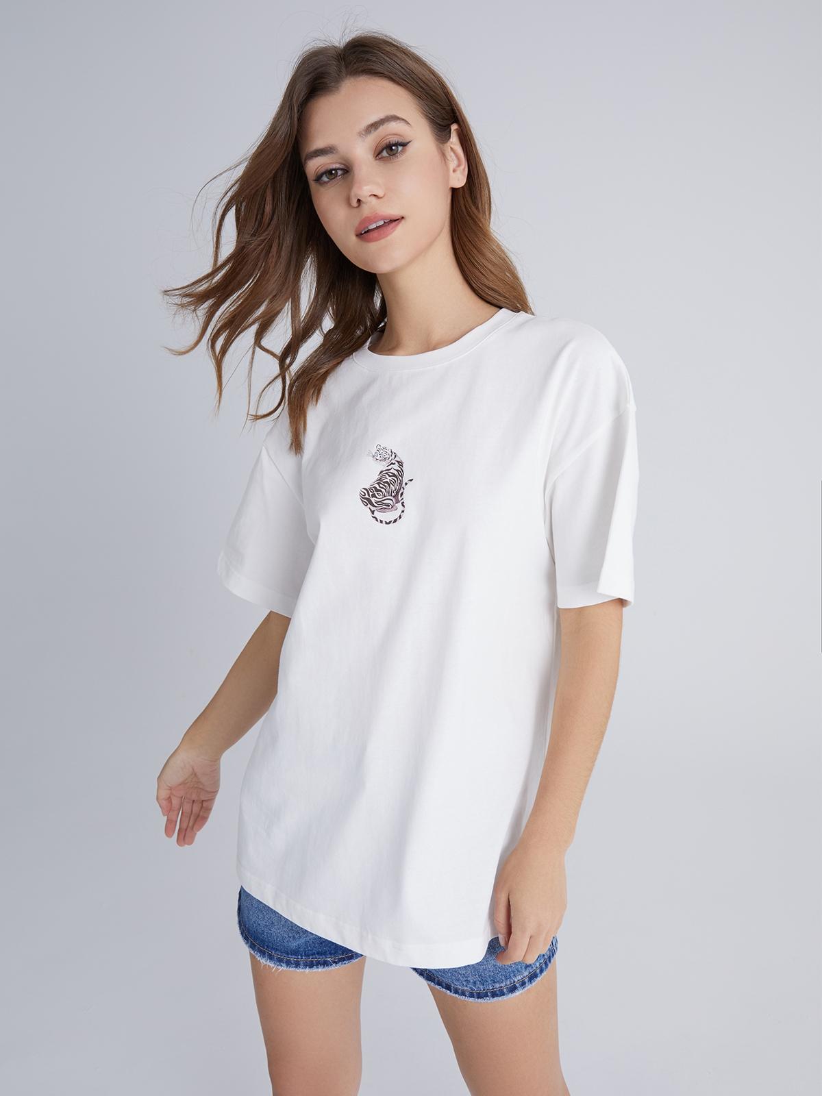 Tiger Tee - White