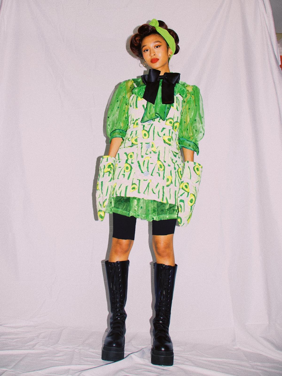 Avocado Limelight Apron Set - Green