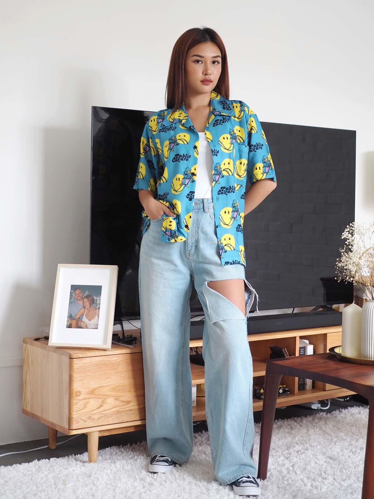 Roller Coaster Shirt - Blue