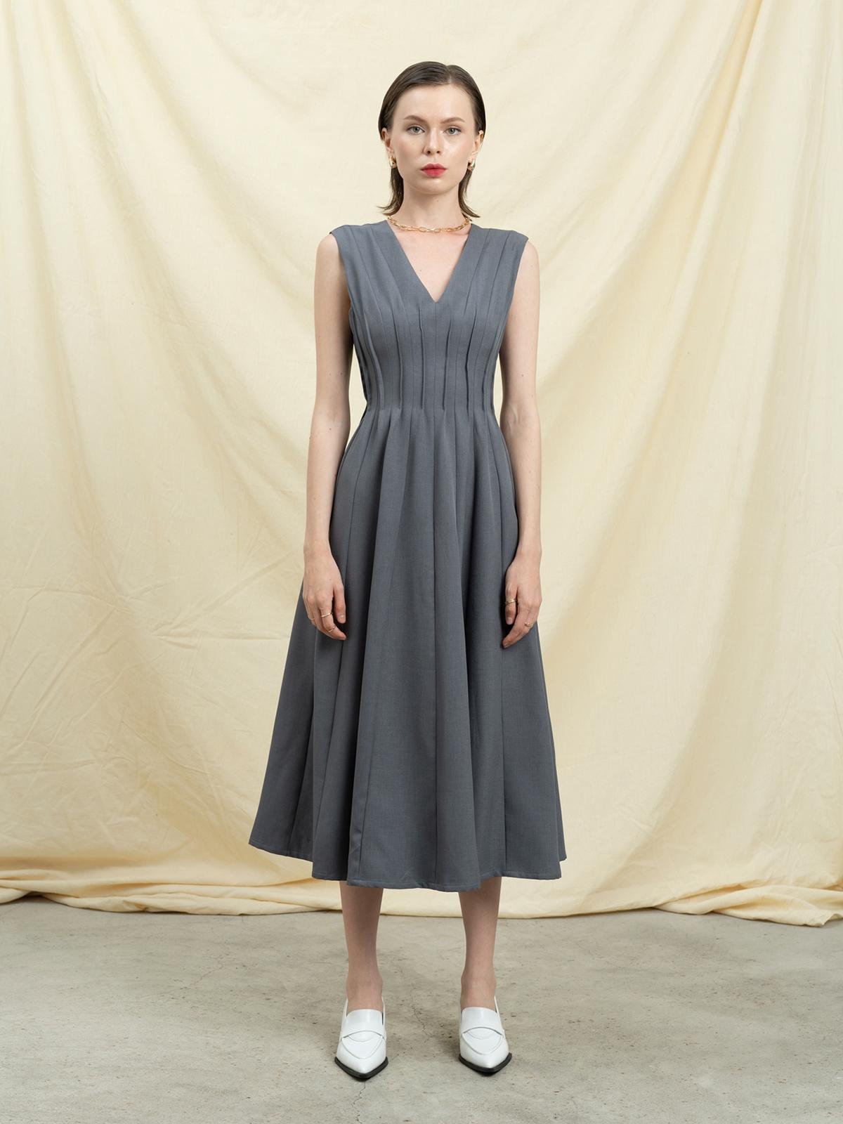 Leegoo Dress - Darkgrey