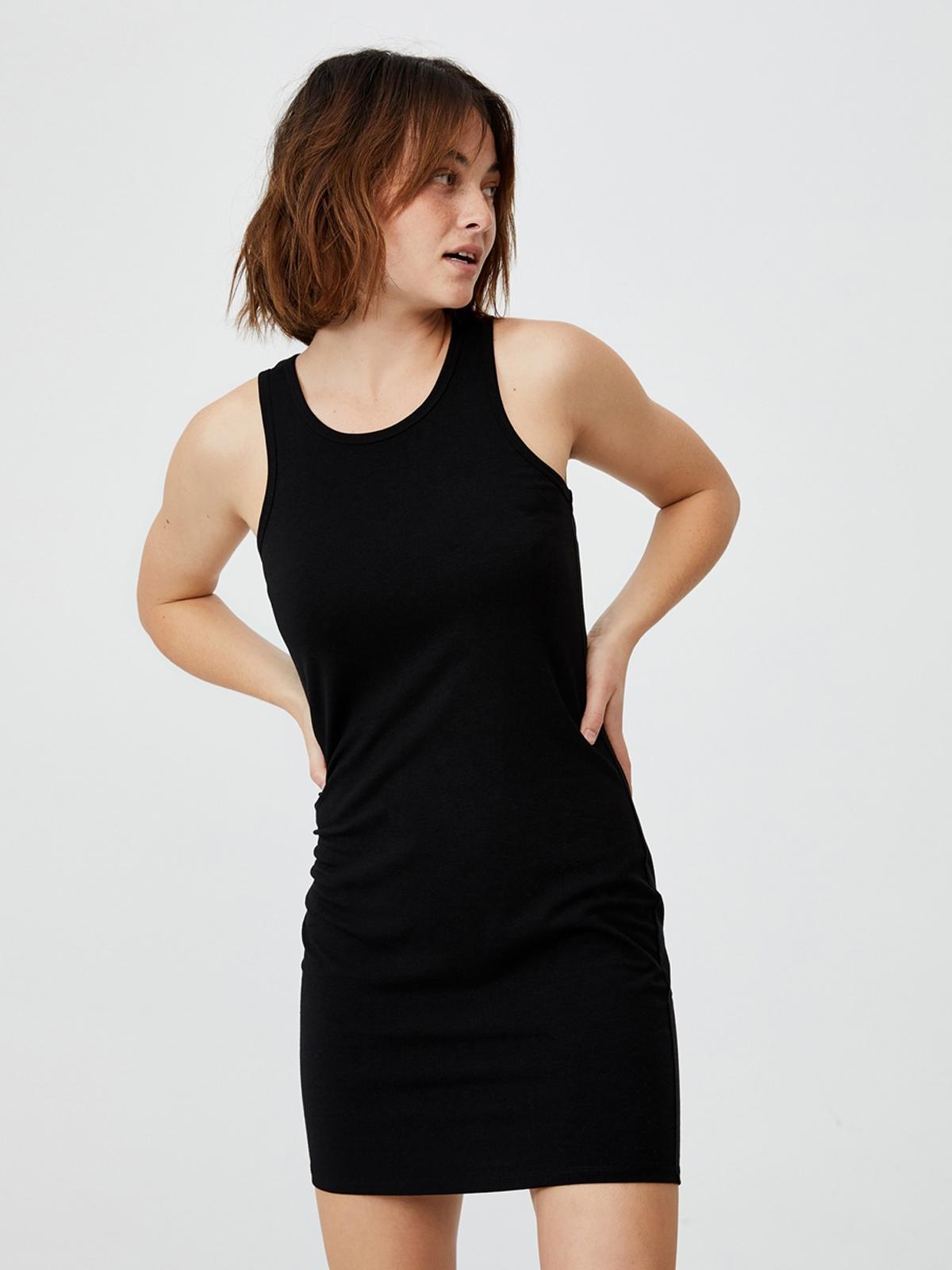 Racer Mini Dress - Black