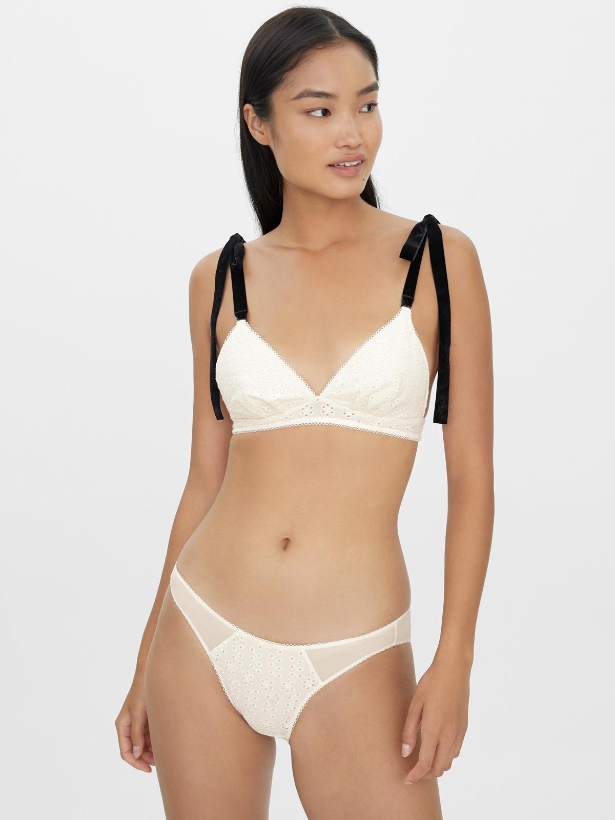 Maggie Mae Lace Panty - White