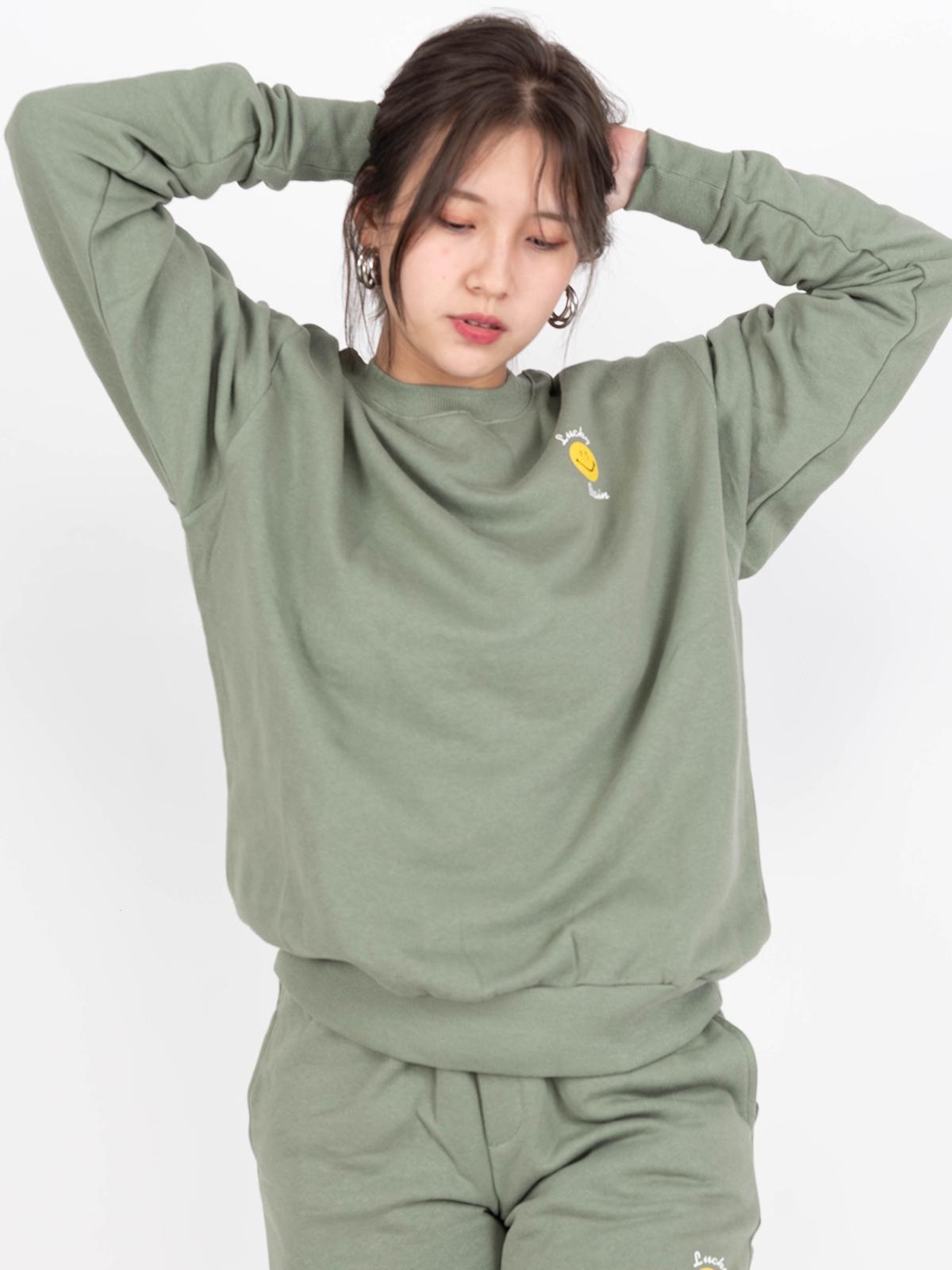 SM Long Sleeve Tee - Pastel Green
