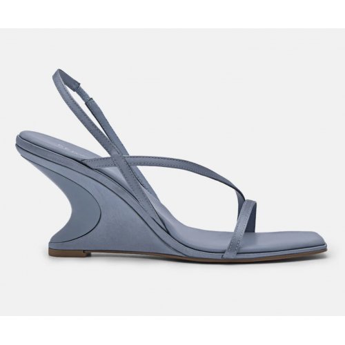  Oriana Wedge Sandals - Slate Blue 