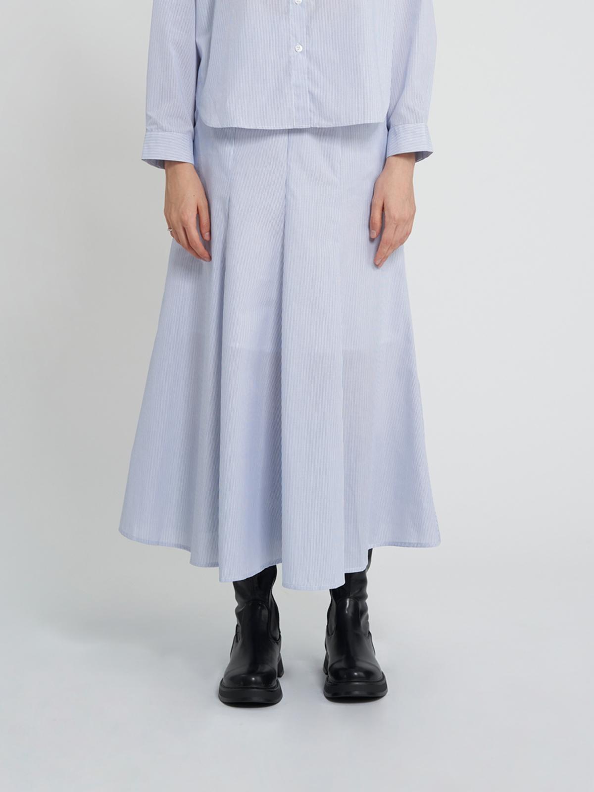 Clémence Long Skirt - Blue