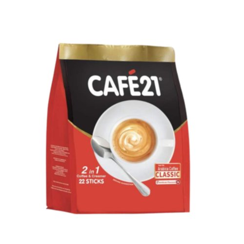 Café21 2-in-1 Coffee Mix/Low Fat Coffee Mix (18 x 12g–14g)