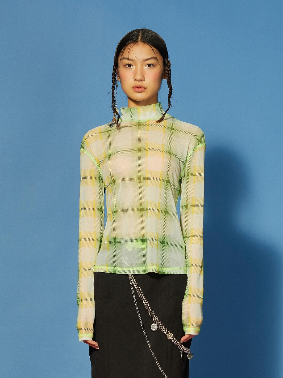 SHFW Runway Edition Mesh Top - Green