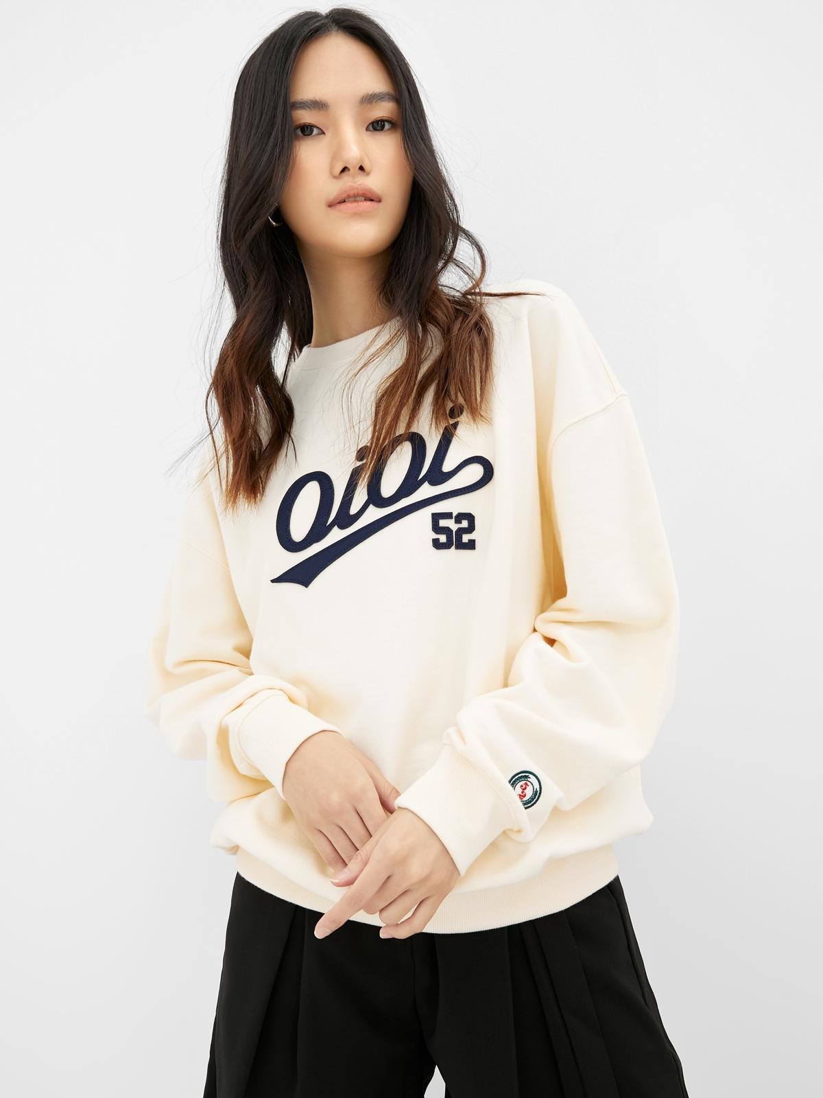 Oioi x Ufs Signature Sweatshirt - Cream