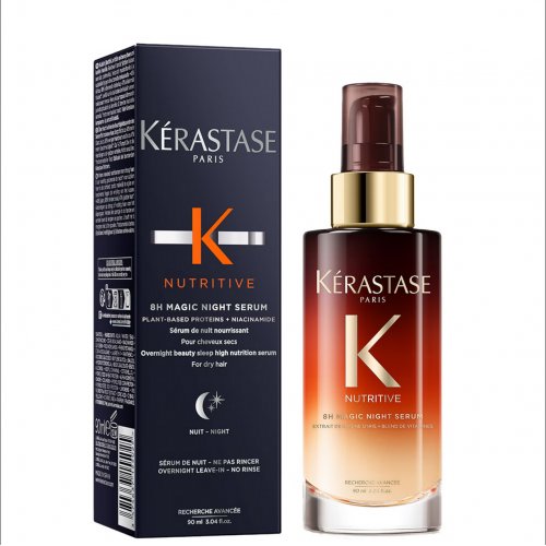  Kérastase Nutritive Nourishing Hair Serum With Niacinamide, Overnight Leave-In Treatment for Dry Hair 90ml 