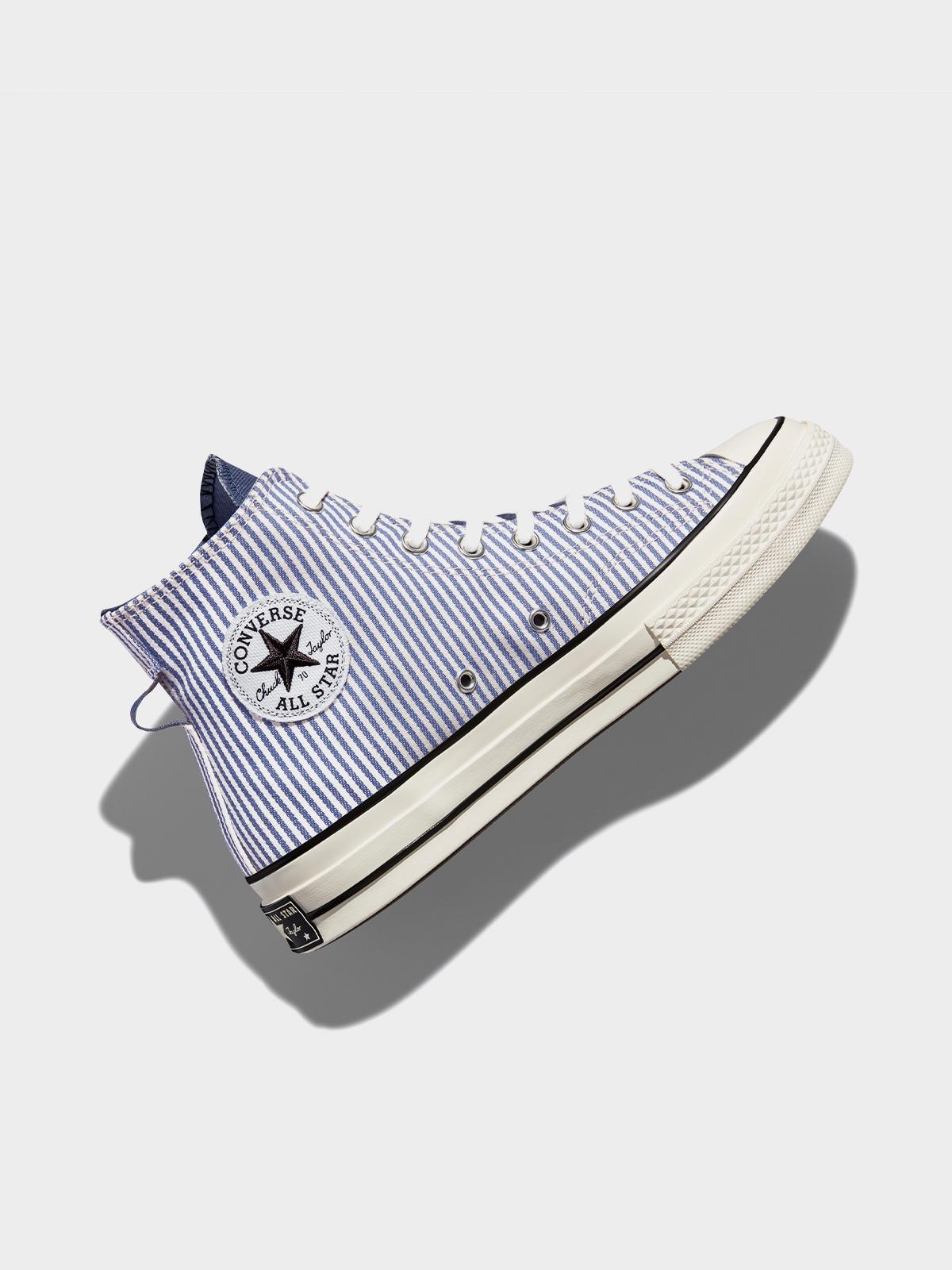 Chuck 70 Hi - Washed Indigo/Egret/Black