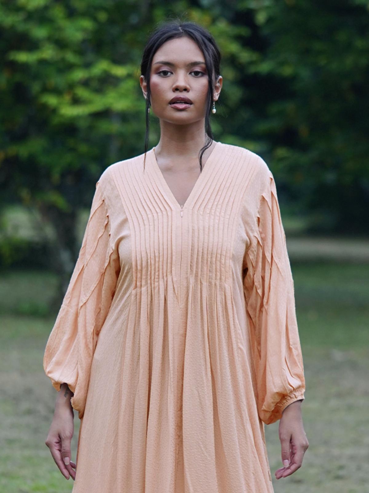 Boho Dress Maxi - Blush Pink