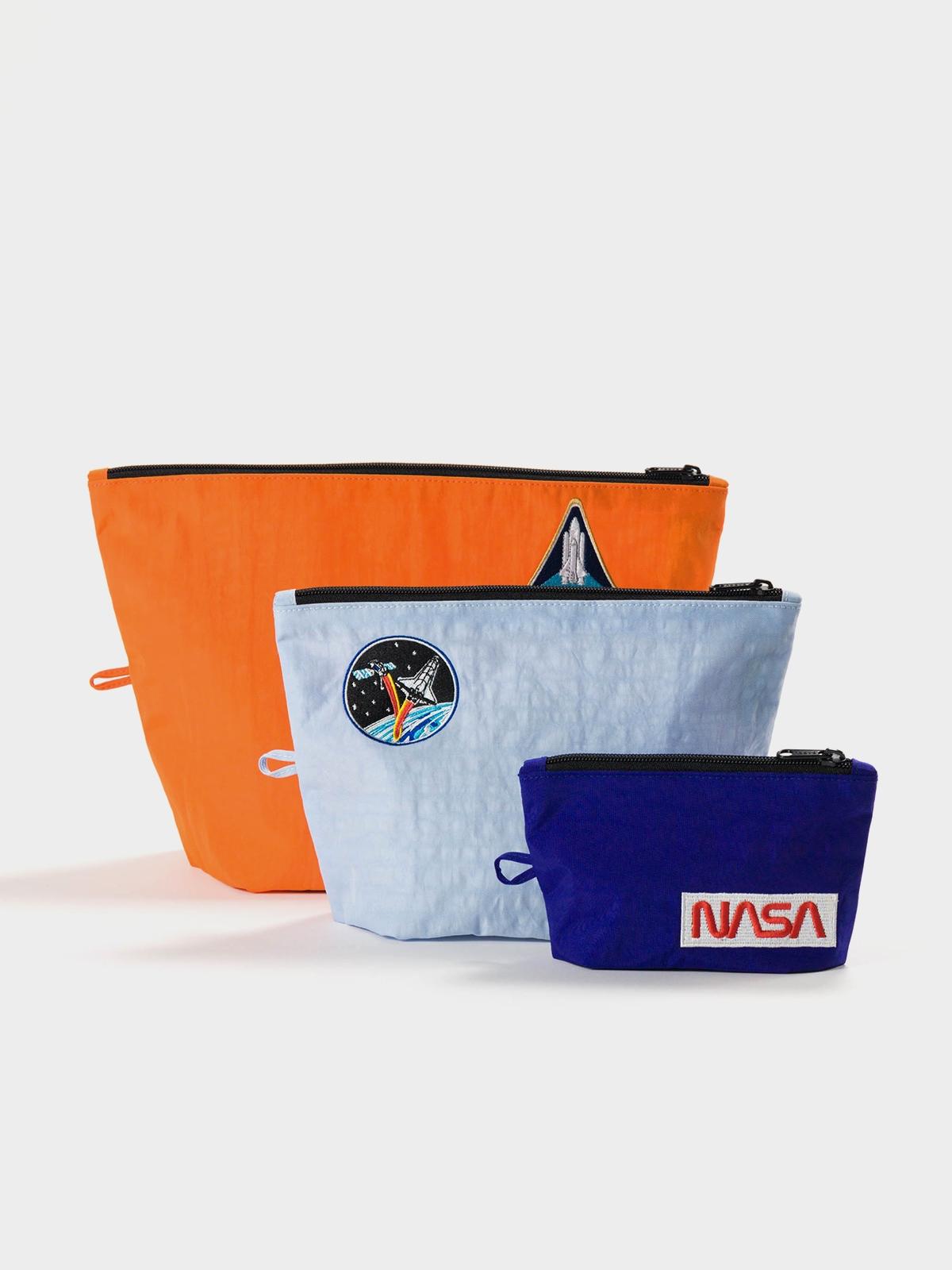 Baggu x Go Pouch Set - Space Shuttle