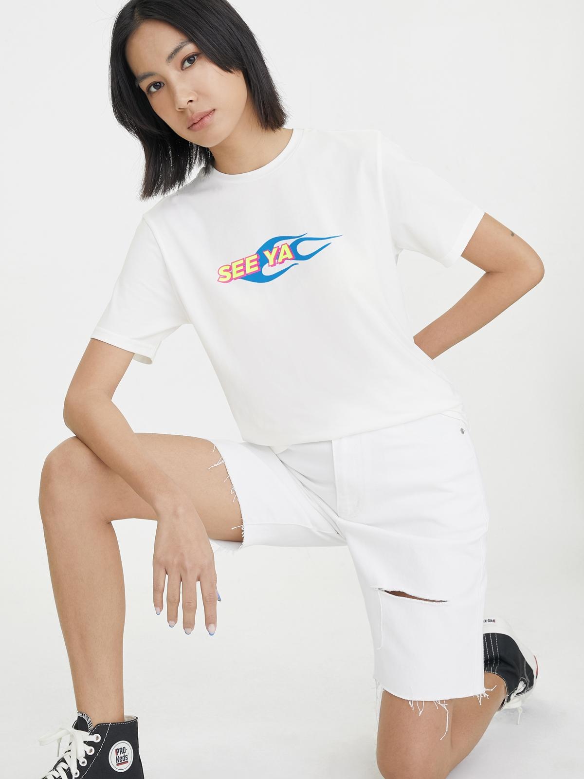 See Ya Graphic Tee - White