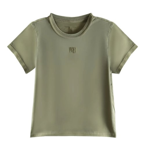 Alexander Wang Essential Jersey Shrunken Tee