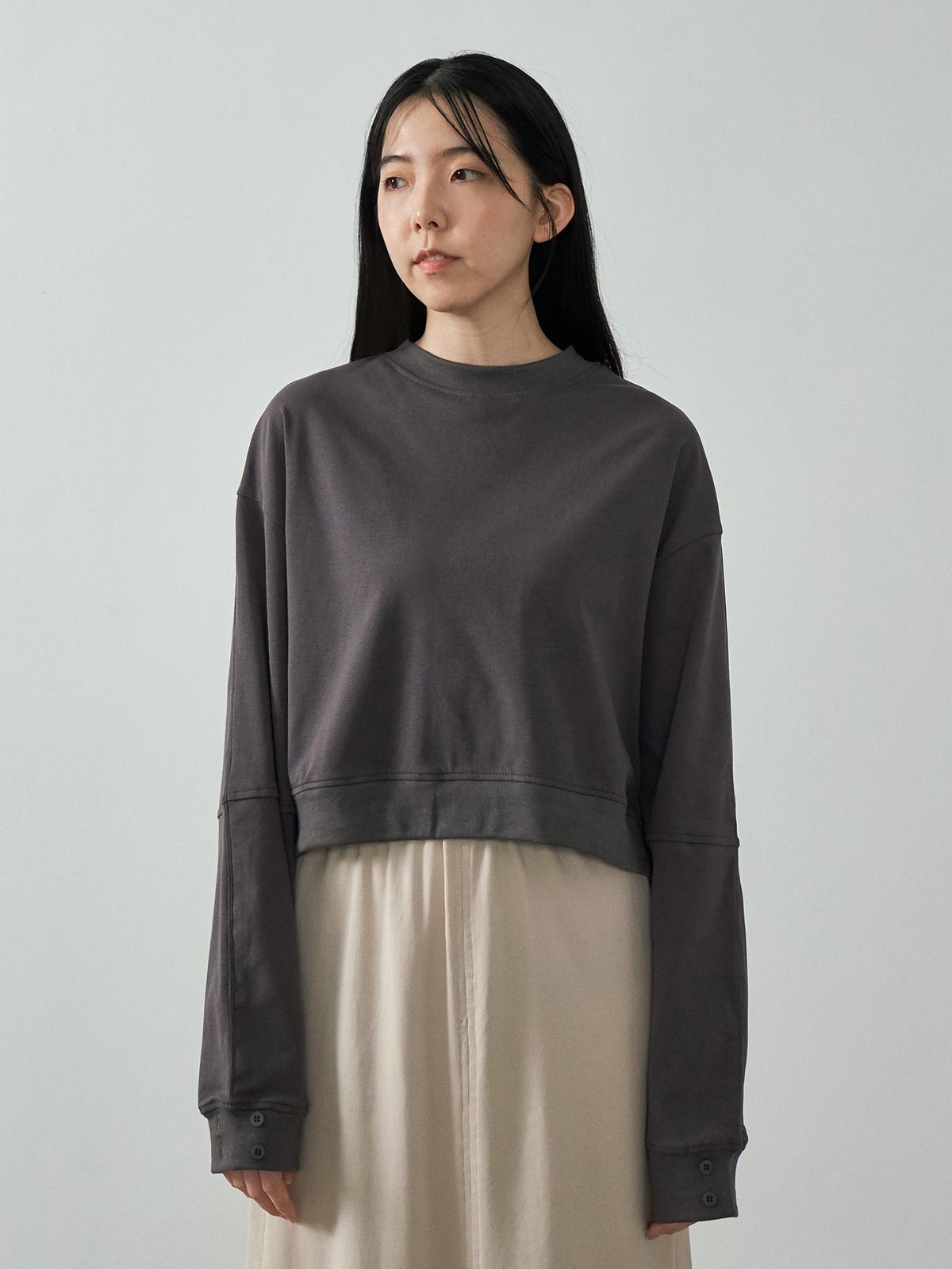 Sport Lounge Long Sleeve Pullover - Grey