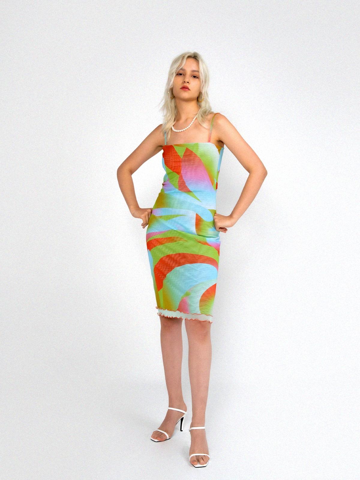 Bloom Midi Dress - Mint