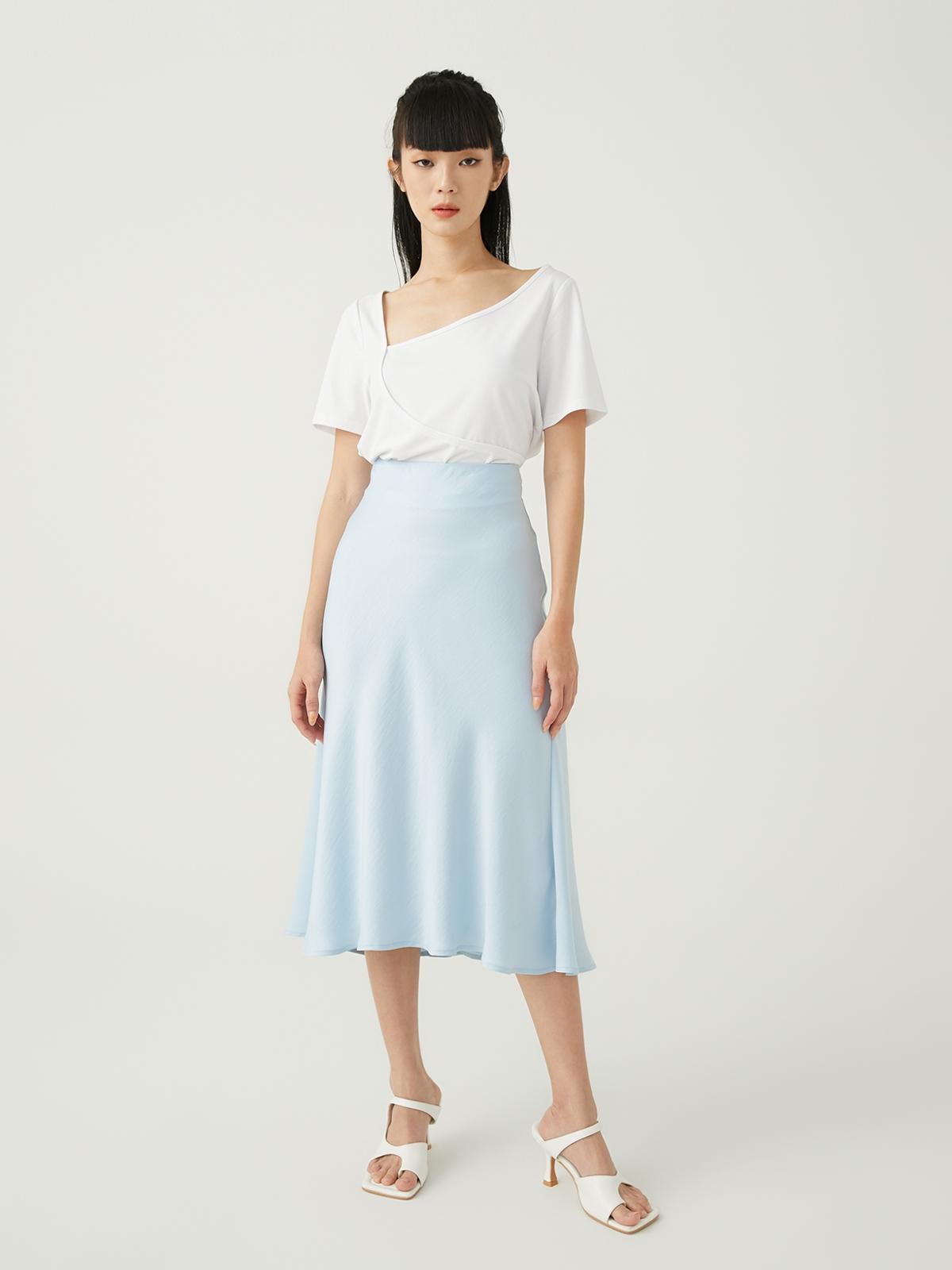 Front Wrap Top - White