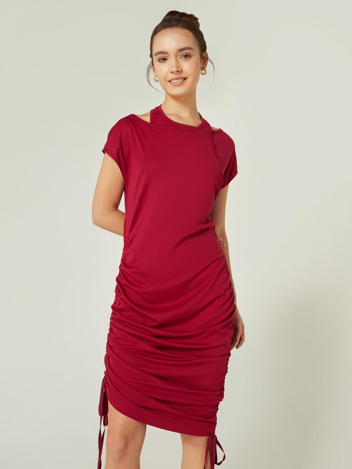 Vari Dress - Merlot Vari Dress - Merlot
