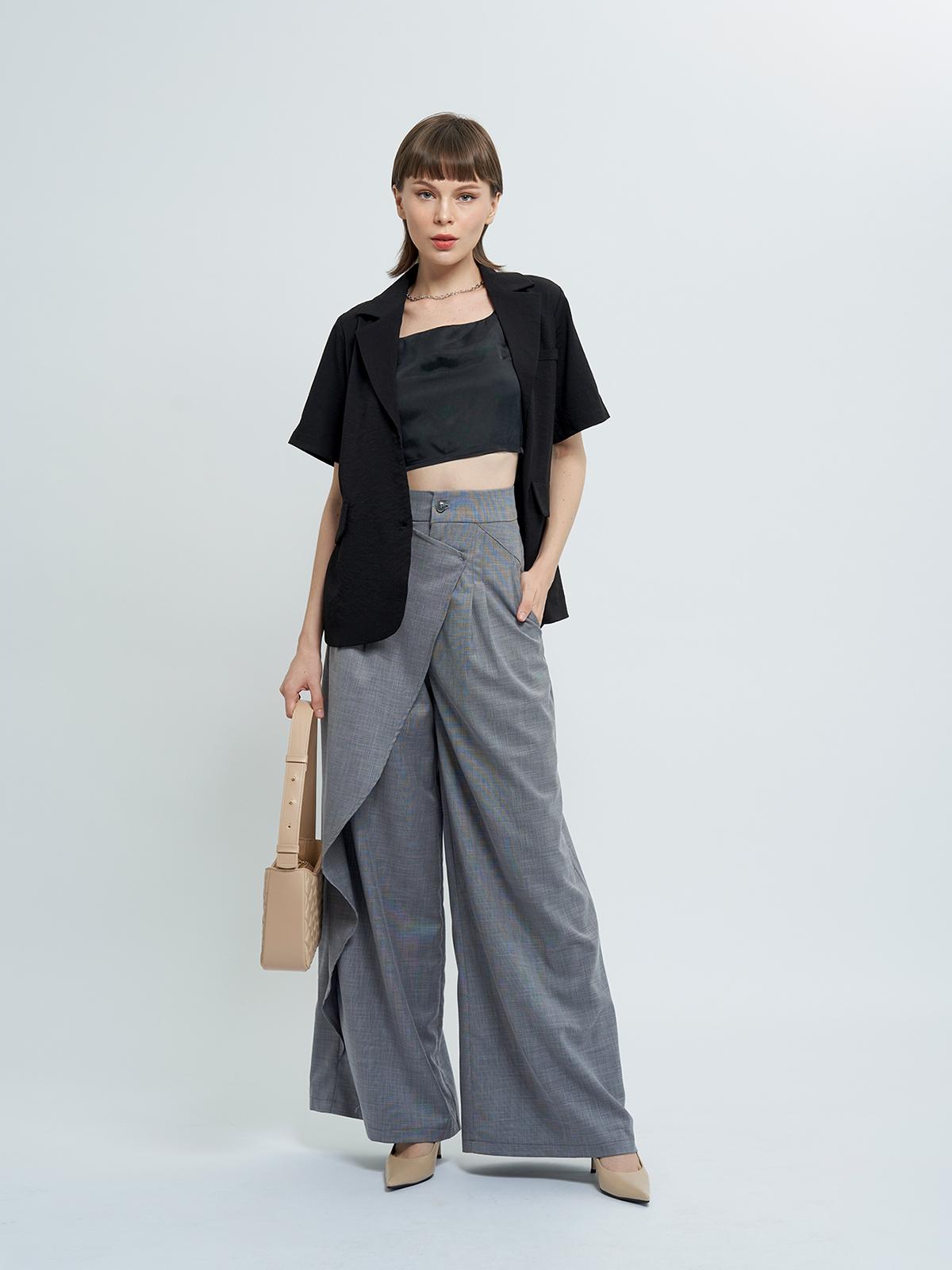 Satin Bratop - Black
