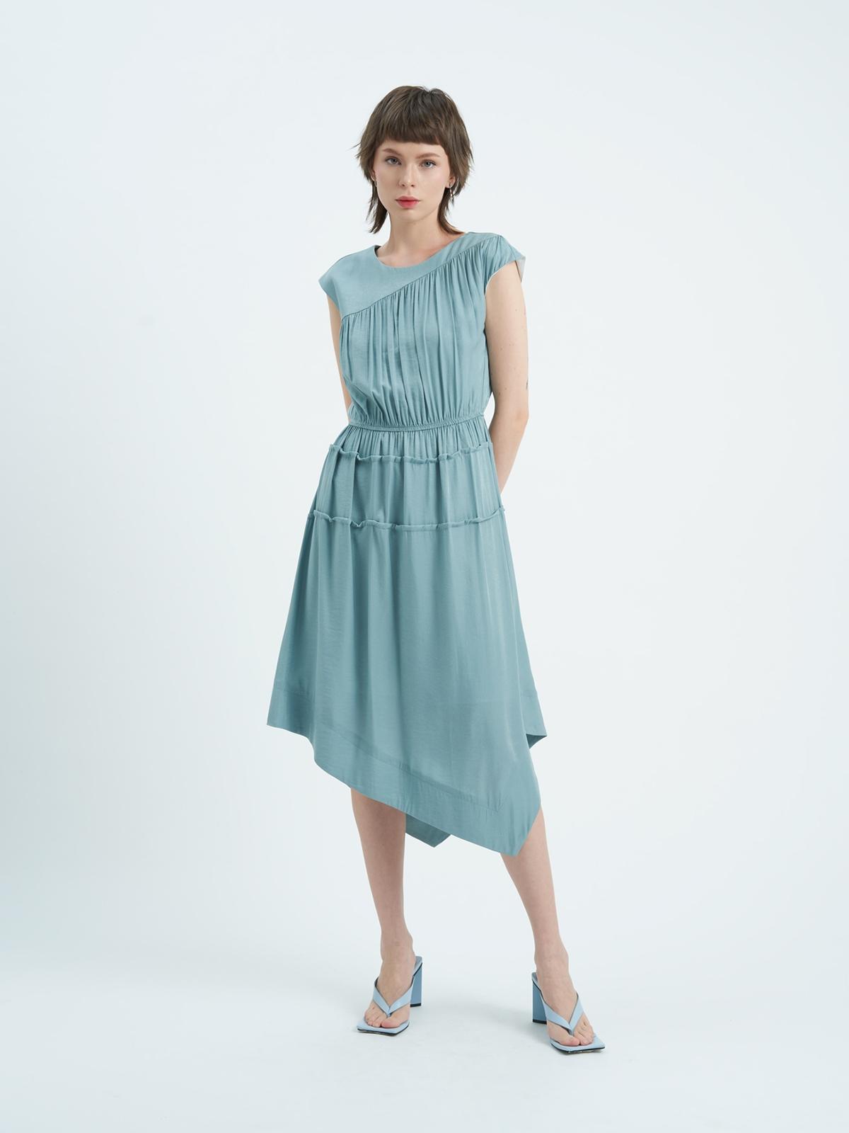 Caitlin Dress - Teal Blue