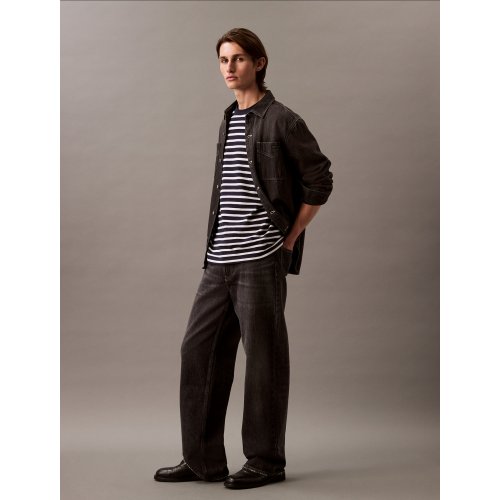 Bold Stripe Heavyweight Cotton Tee