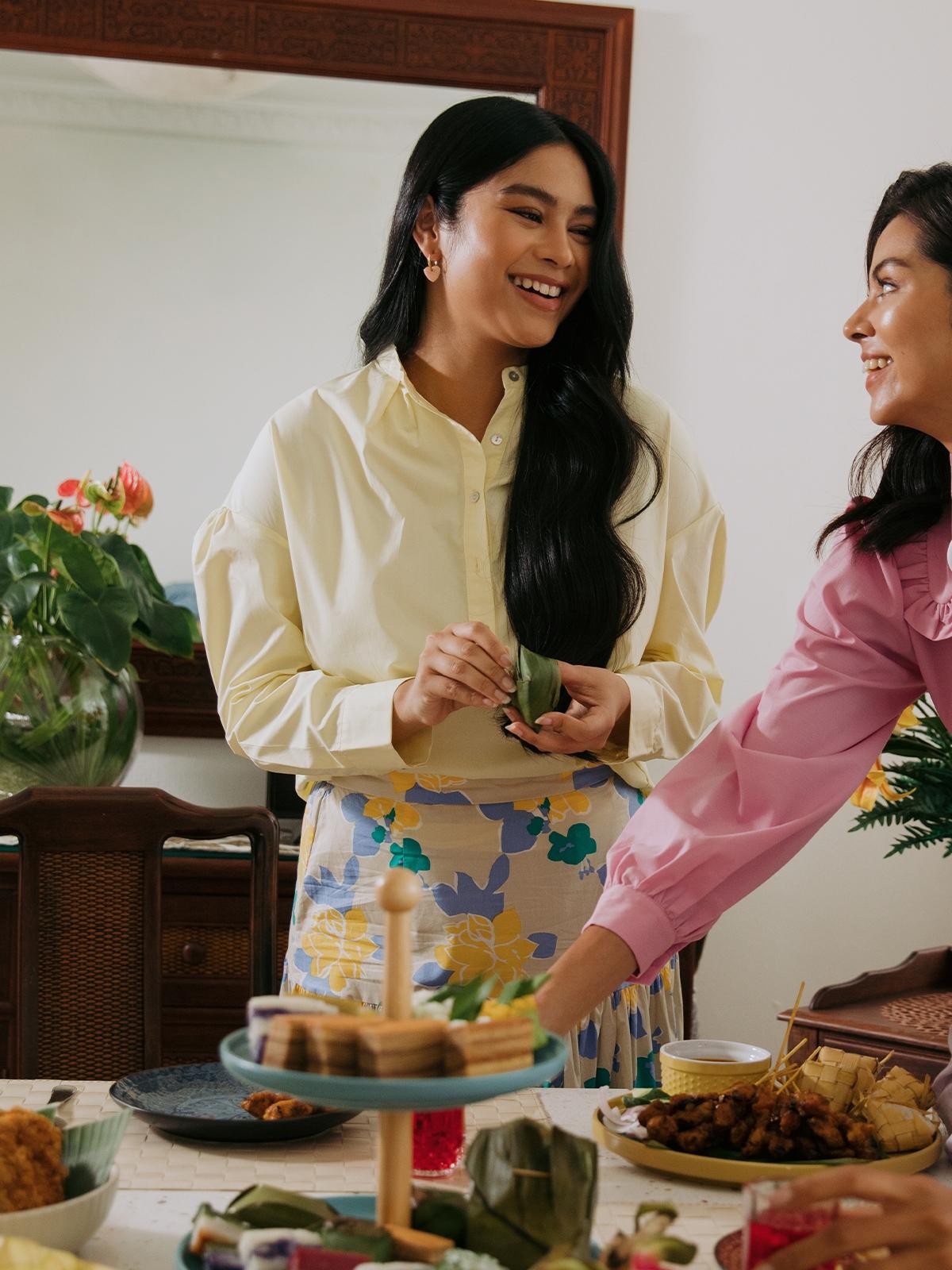 Button Detailed Long Sleeves Top - Yellow