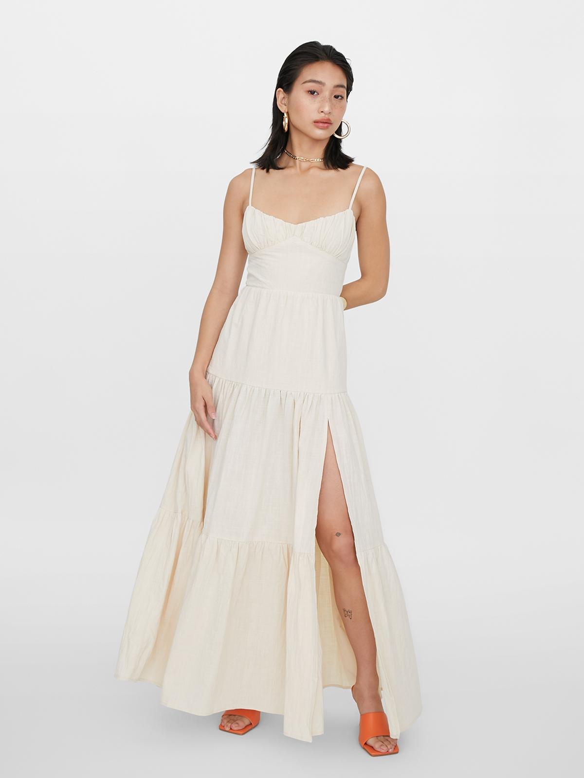 Nani Maxi Dress - Bone
