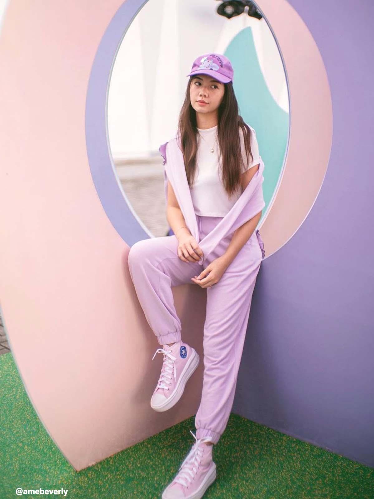 Disney Ursula Ruffled Pants - Lilac