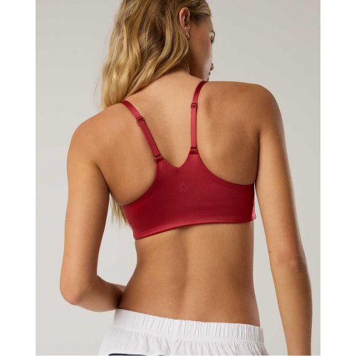OFFLINE By Aerie Goals Gloss Strappy Sports Bra